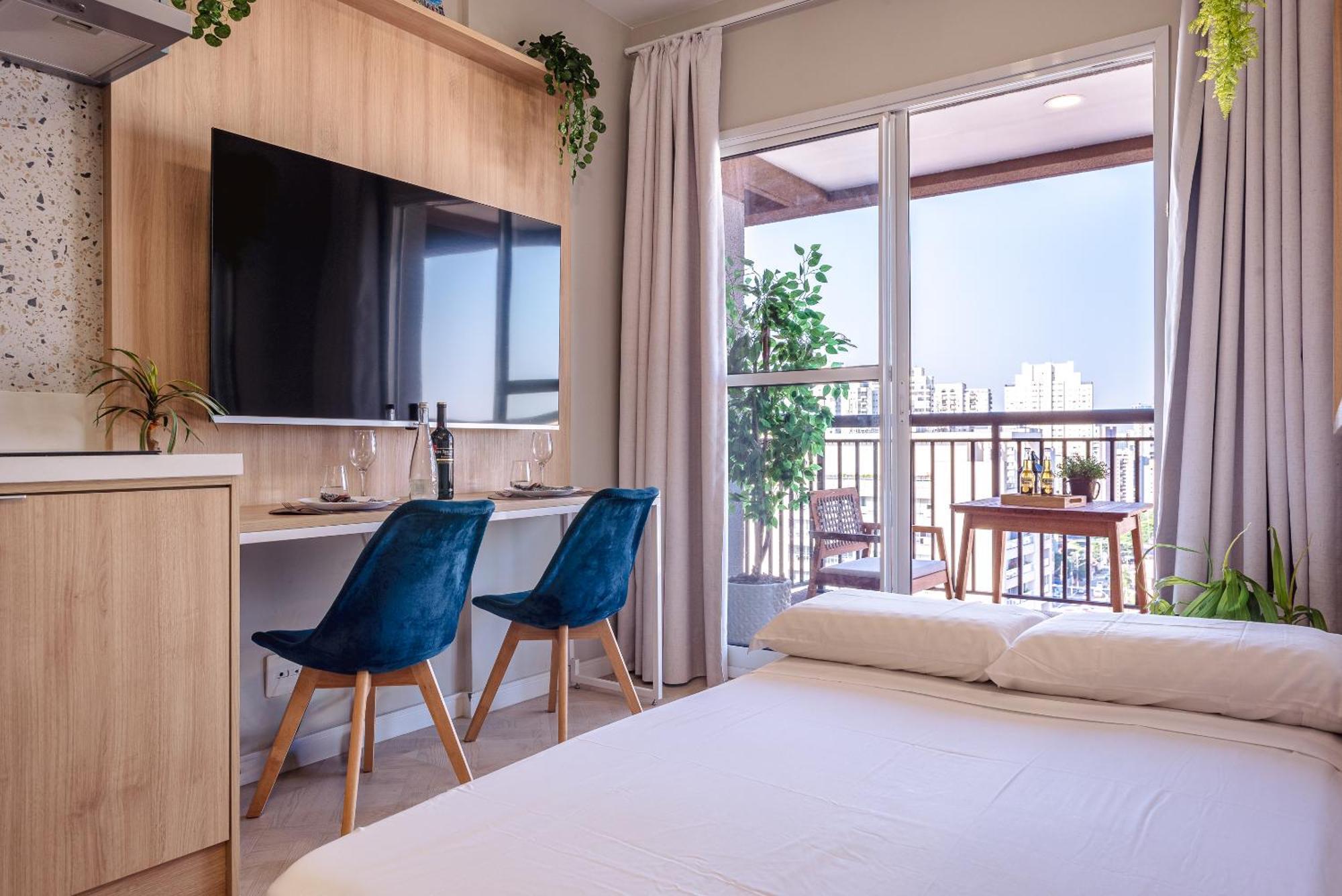 Apartamento Estudio Moderno E Charmoso Na Mariana São Paulo